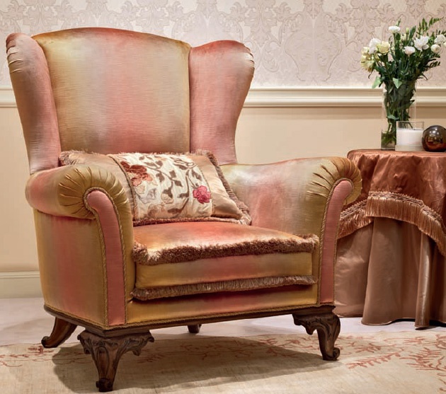 Armchair in fabric, Alexander, Bruno Zampa