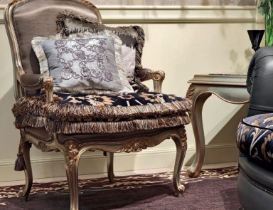 Armchair in fabric, Mary, Bruno Zampa