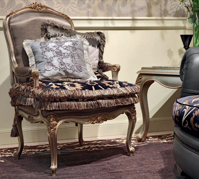 Armchair in fabric, Mary, Bruno Zampa