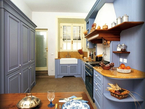 Set for the kitchen painted wood Classica, Faoma