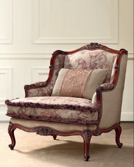 Armchair in fabric Clementine, Bruno Zampa
