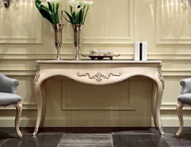 The console is made of solid wood Tosca, Bruno Zampa