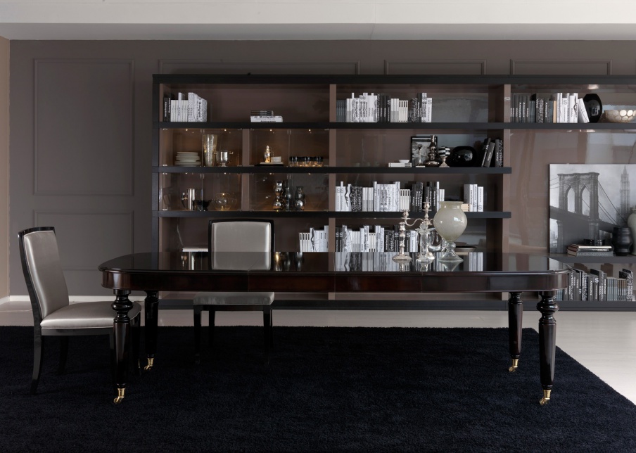 Dining table Tristano NL.567, Galimberti Nino