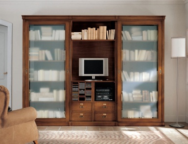 Wall Taormina, Bizzotto (library furniture, Italy)