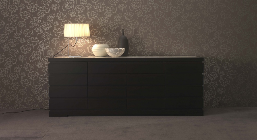 A chest of drawers made from natural wood ash Velasca, Galimberti Nino 