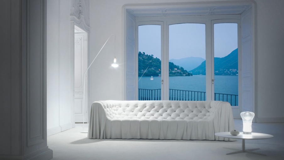 Triple Bohemien sofa with unique design handmade Busnelli