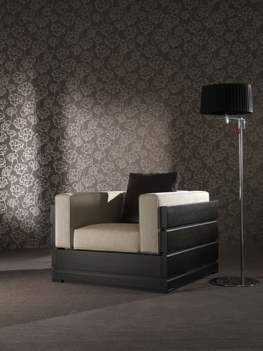 Chair Rigone in fabric, Galimberti Nino