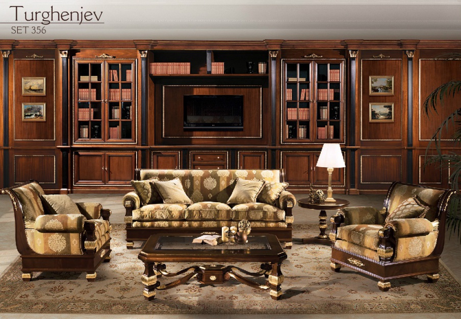 Living room (sofa set) Turghenjev, Angelo Cappellini