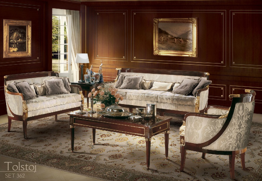 Living room (sofa set) Tolstoj, Angelo Cappellini