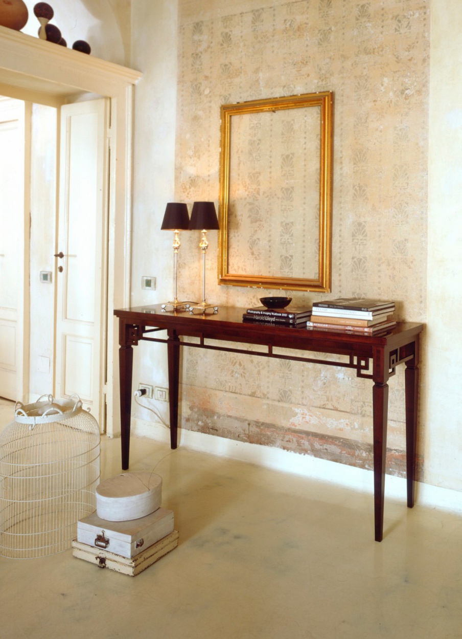 Console DO.063 made of natural wood cherry, Galimberti Nino