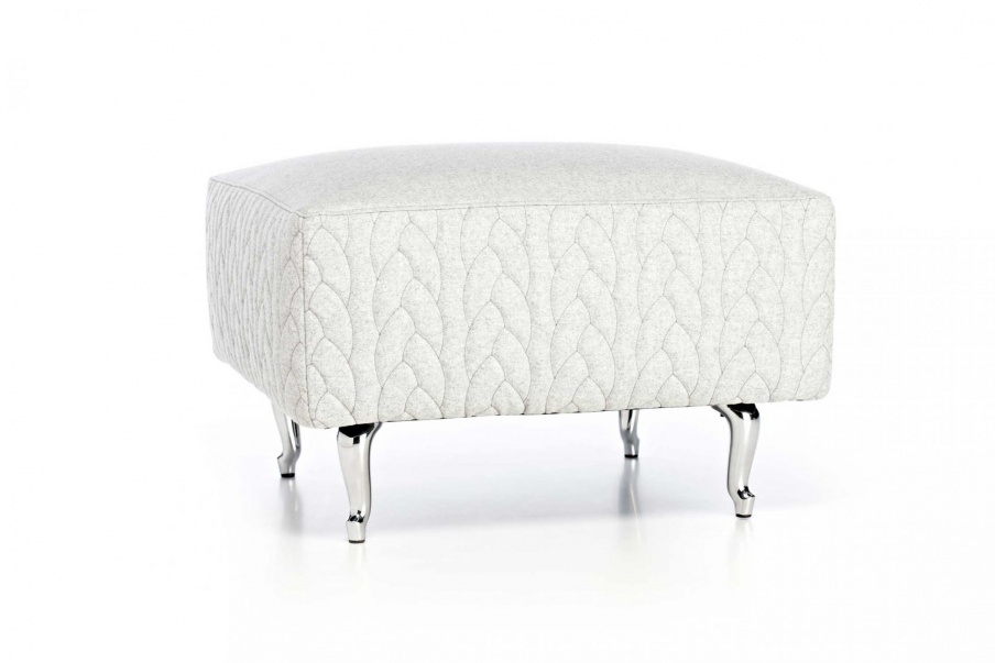 Square stool Delft Grey Jumper, Moooi