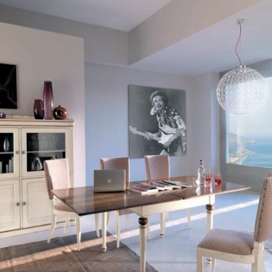 Chair with high backrest Taormina