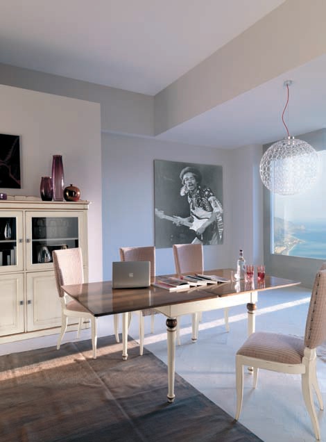 Chair with high backrest Taormina, Bizzotto