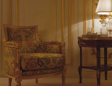 Armchair in fabric CS Masterpieces, Colombo Stile