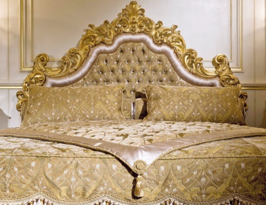 Double bed with high headboard CS Masterpieces, Colombo Stile