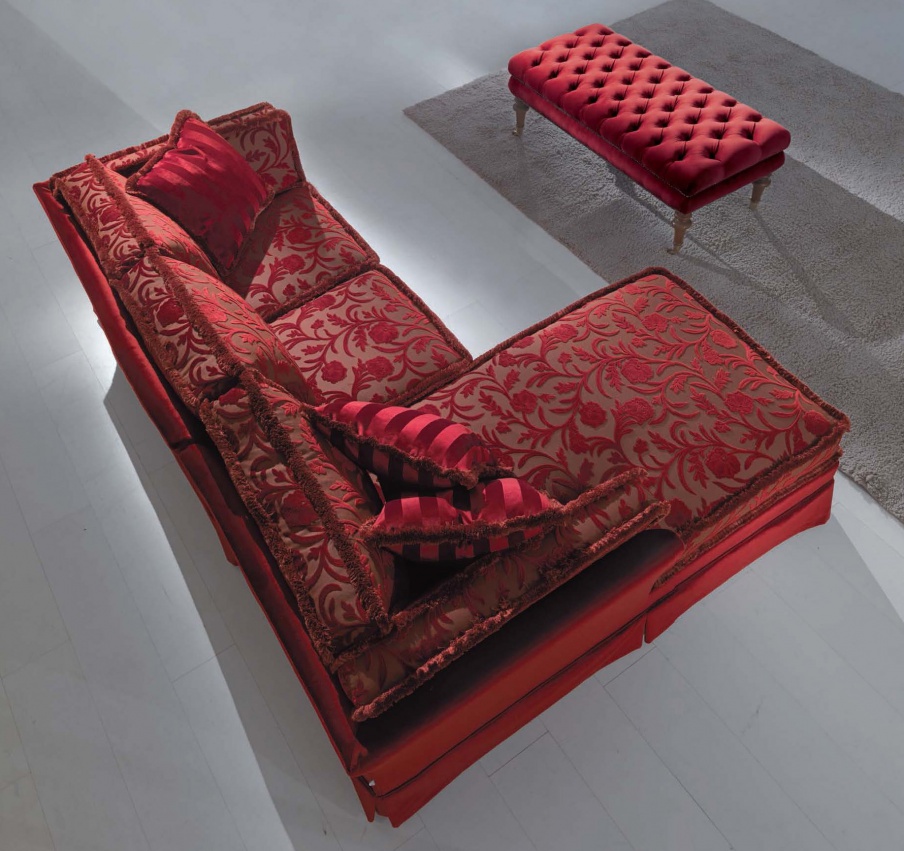 Corner sofa Anna Regina, Asnaghi (Made in Italy)