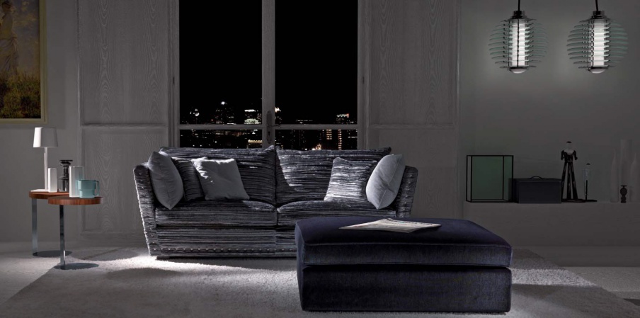 Double sofa Caccia, Asnaghi (Made in Italy)