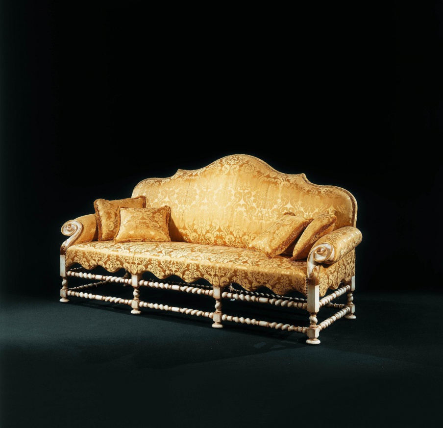 Two seater sofa made of natural wood Il 600, Colombo Stile