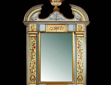 Mirror with inlaid Il 600, Colombo Stile