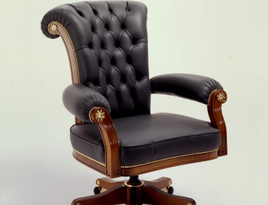 The chair on a rotating basis Impero, Colombo Stile