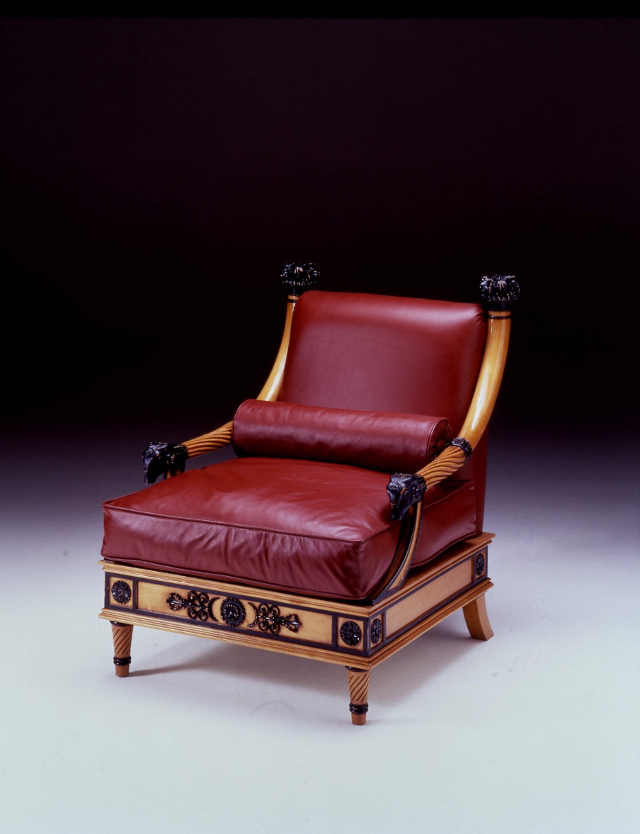 The Impero chair natural wood, Colombo Stile