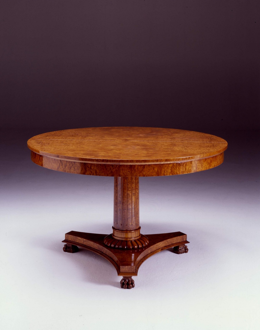 Dining table natural wood Impero, Colombo Stile