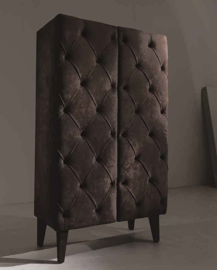 Wardrobe in fabric Otello, Asnaghi (Made in Italy)