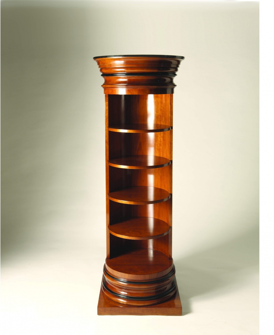 Bookcase natural wood Sandra Rossi, Colombo Stile