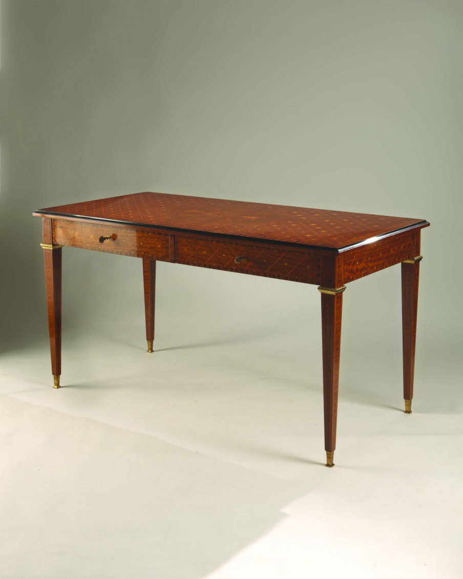 Desk natural wood Sandra Rossi, Colombo Stile