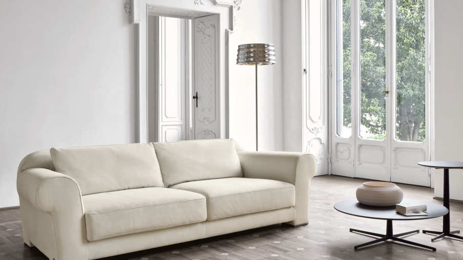 Two-seater sofa with frame Hypnose, Busnelli