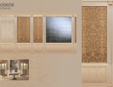 Boiserie panel of wood, Angelo Cappellini