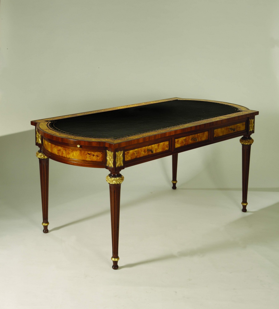 Desk natural wood Sandra Rossi, Colombo Stile