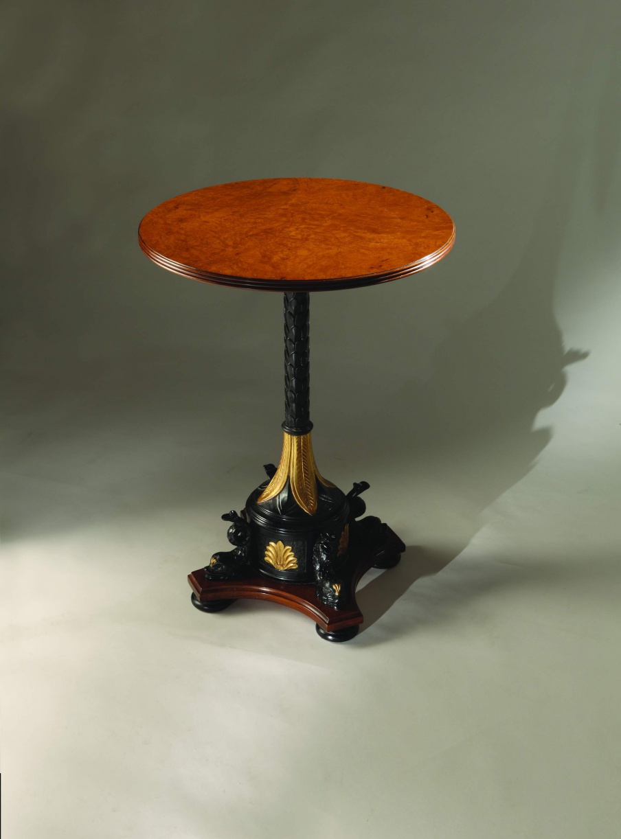 Coffee table natural wood Sandra Rossi, Colombo Stile