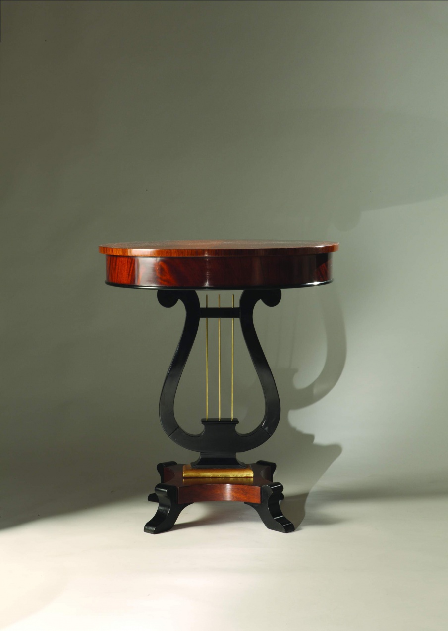 Coffee table natural wood Sandra Rossi, Colombo Stile