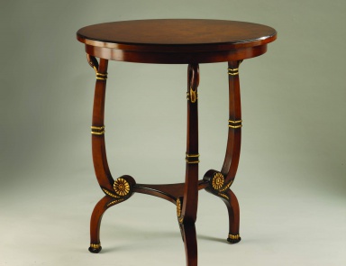 Coffee table natural wood Sandra Rossi, Colombo Stile