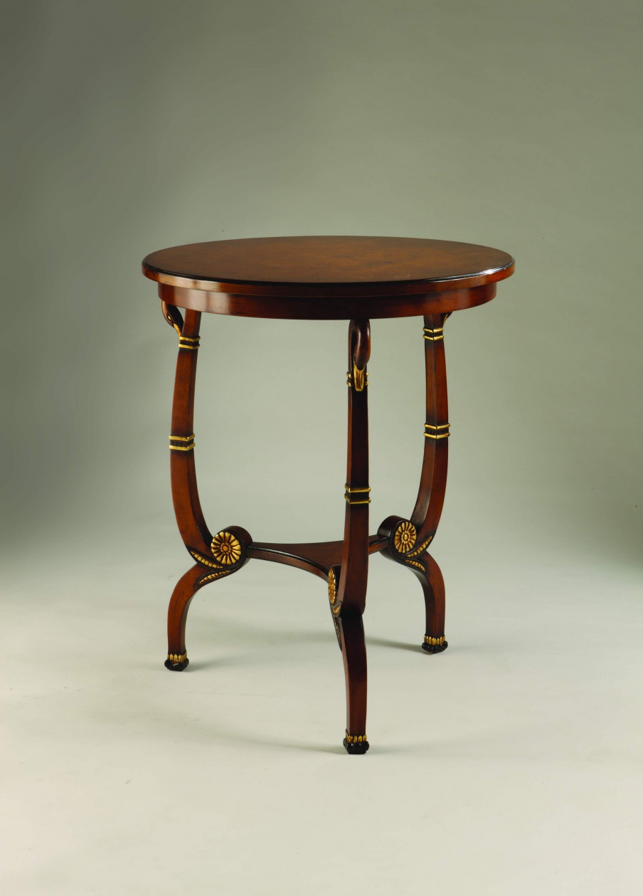 Coffee table natural wood Sandra Rossi, Colombo Stile