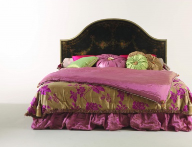 Double bed with high headboard Sandra Rossi, Colombo Stile
