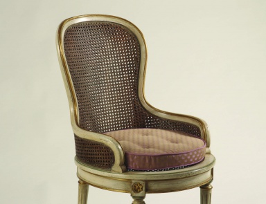 Chair natural wood Sandra Rossi, Colombo Stile