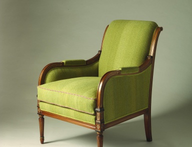 Chair Sandra Rossi from natural wood, and Colombo Stile