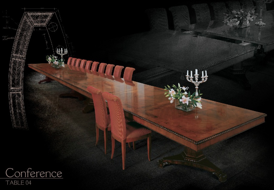 Folding conference table Impero, Angelo Cappellini