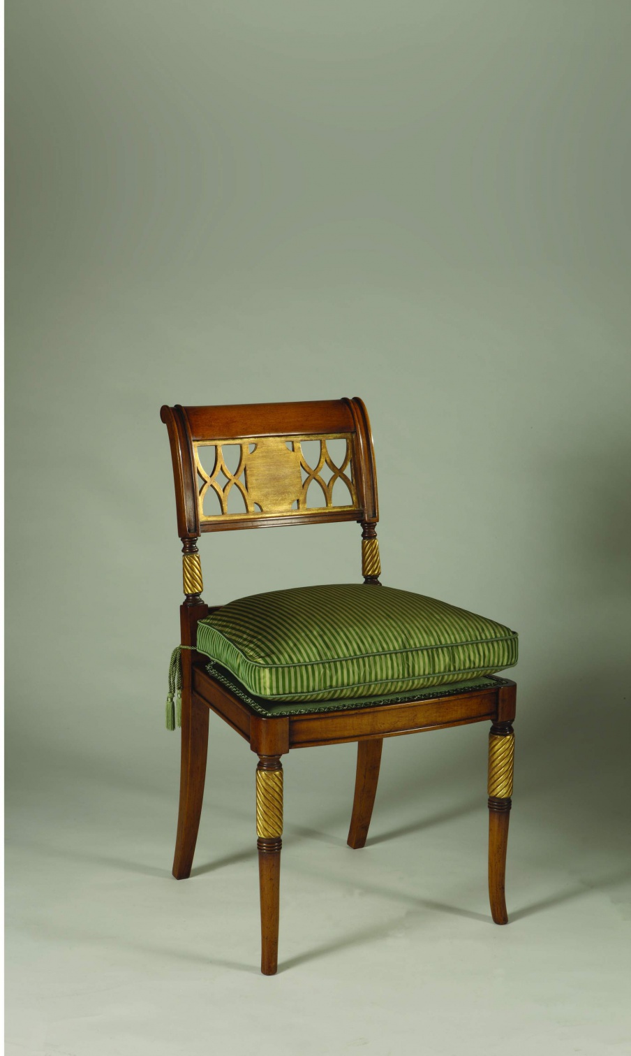 Chair natural wood Sandra Rossi, Colombo Stile