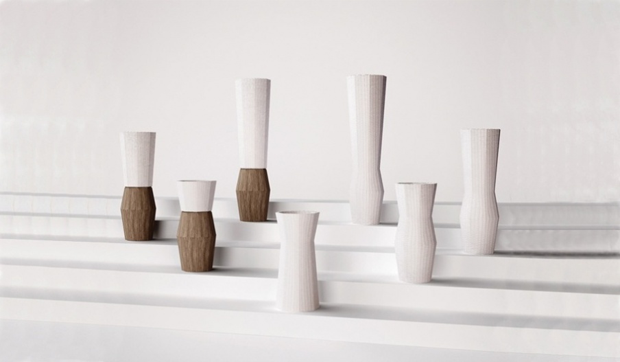 Pots, covered with netting made of PVC-fibers, Rey cachepot - Smania