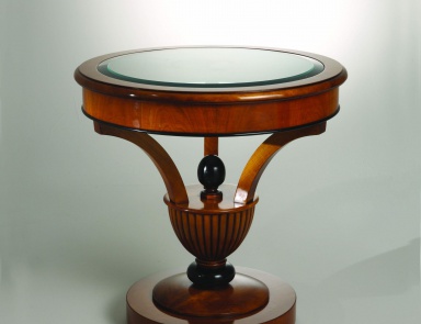 Coffee table natural wood Sandra Rossi, Colombo Stile