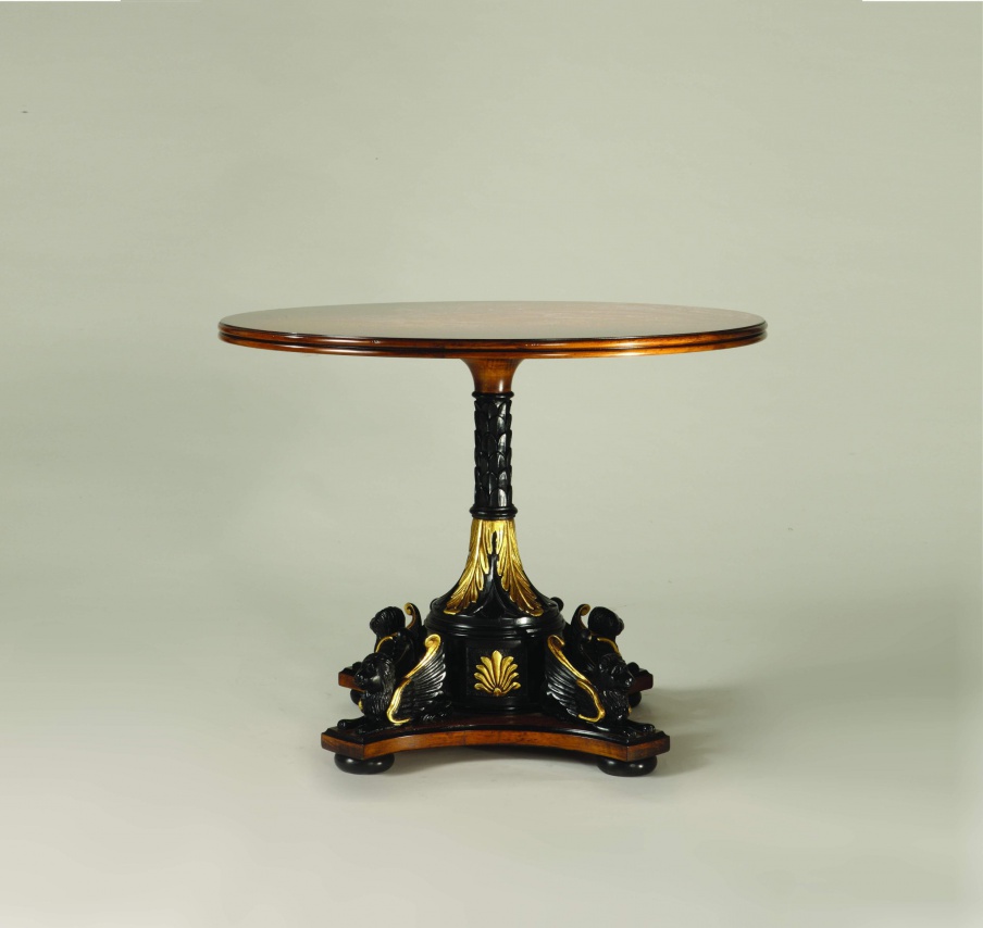 Coffee table natural wood Sandra Rossi, Colombo Stile