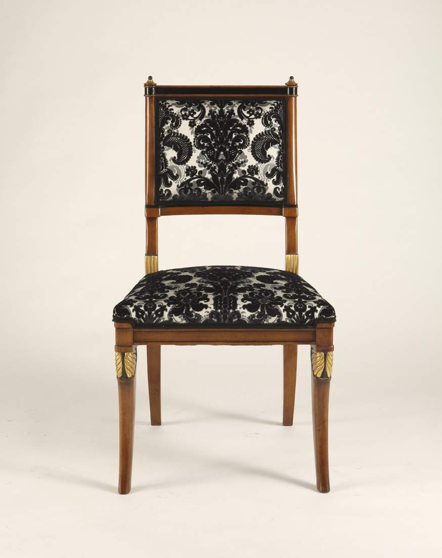 Chair natural wood Sandra Rossi, Colombo Stile