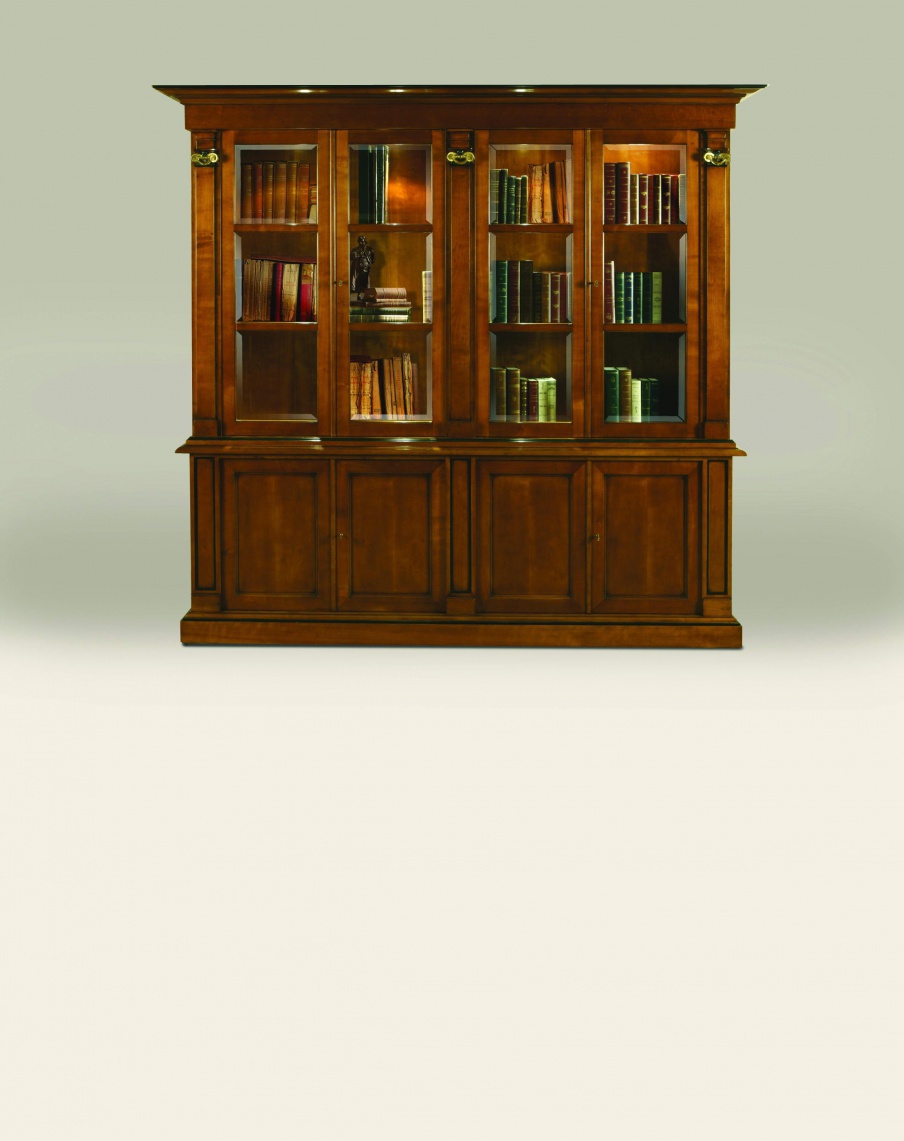 Bookcase natural wood Sandra Rossi, Colombo Stile