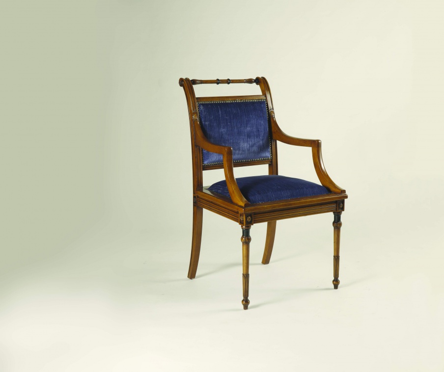 Chair with armrests Sandra Rossi, Colombo Stile