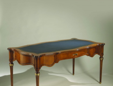 Desk natural wood Sandra Rossi, Colombo Stile