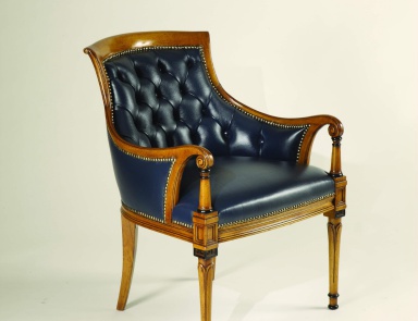 Chair Sandra Rossi from natural wood, and Colombo Stile