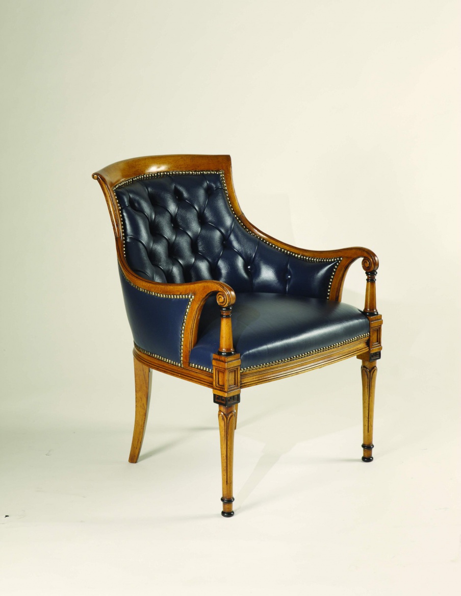 Chair Sandra Rossi from natural wood, and Colombo Stile